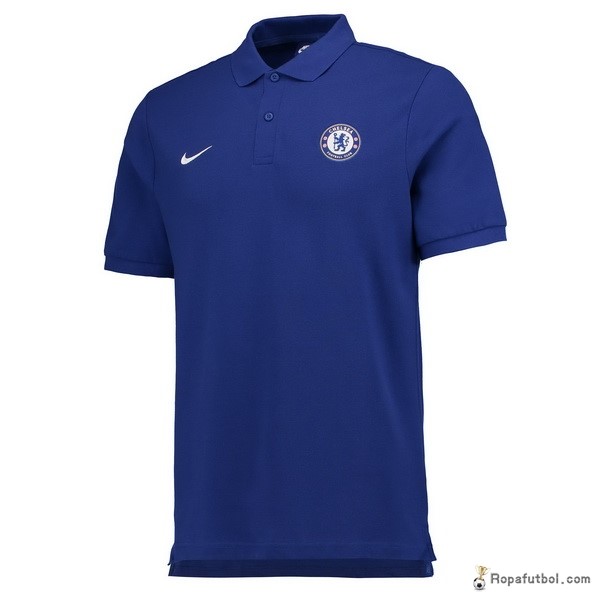 Polo Chelsea 2017/18 Azul